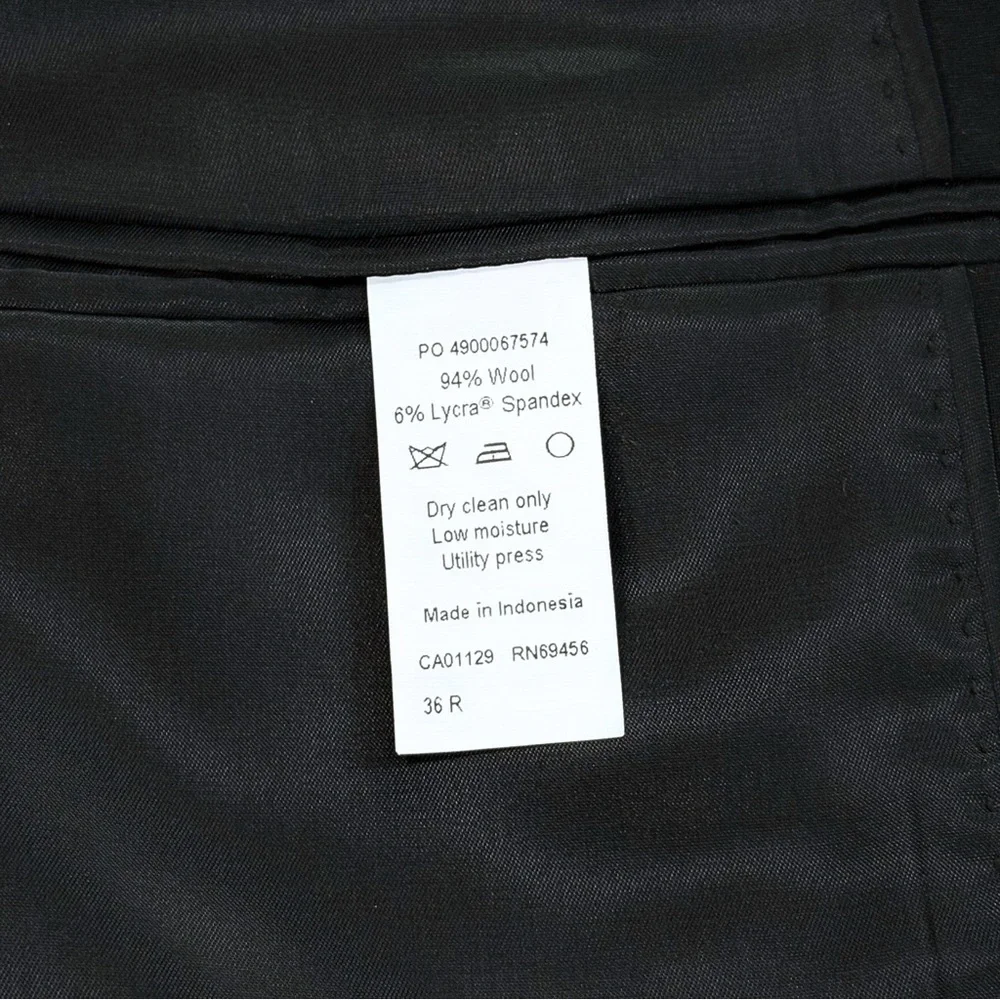 NWOT Calvin Klein Slim Stretch Wool Suit Jacket
